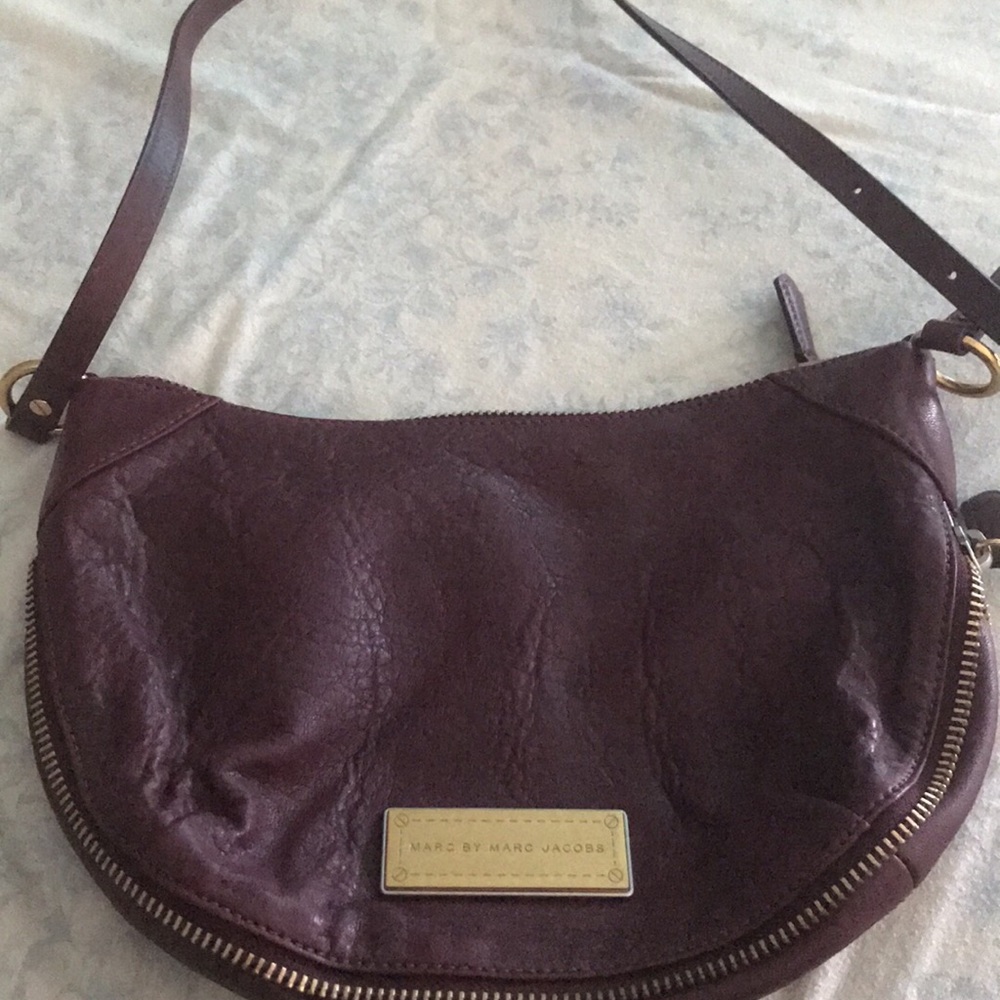 Maroon Marc Jacobs body bag